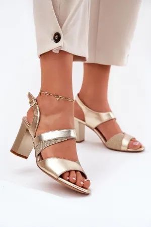 Heel sandals Step in style