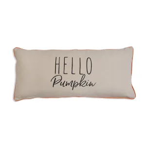 Hello Pumpkin Lumbar Pillow