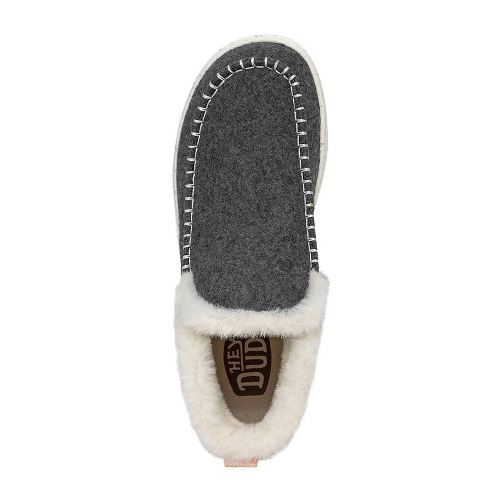 Heydude 40208 Denny Damen Stiefeletten aus Wolle und Kunstlammfell