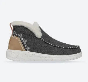 Heydude 40208 Denny Damen Stiefeletten aus Wolle und Kunstlammfell