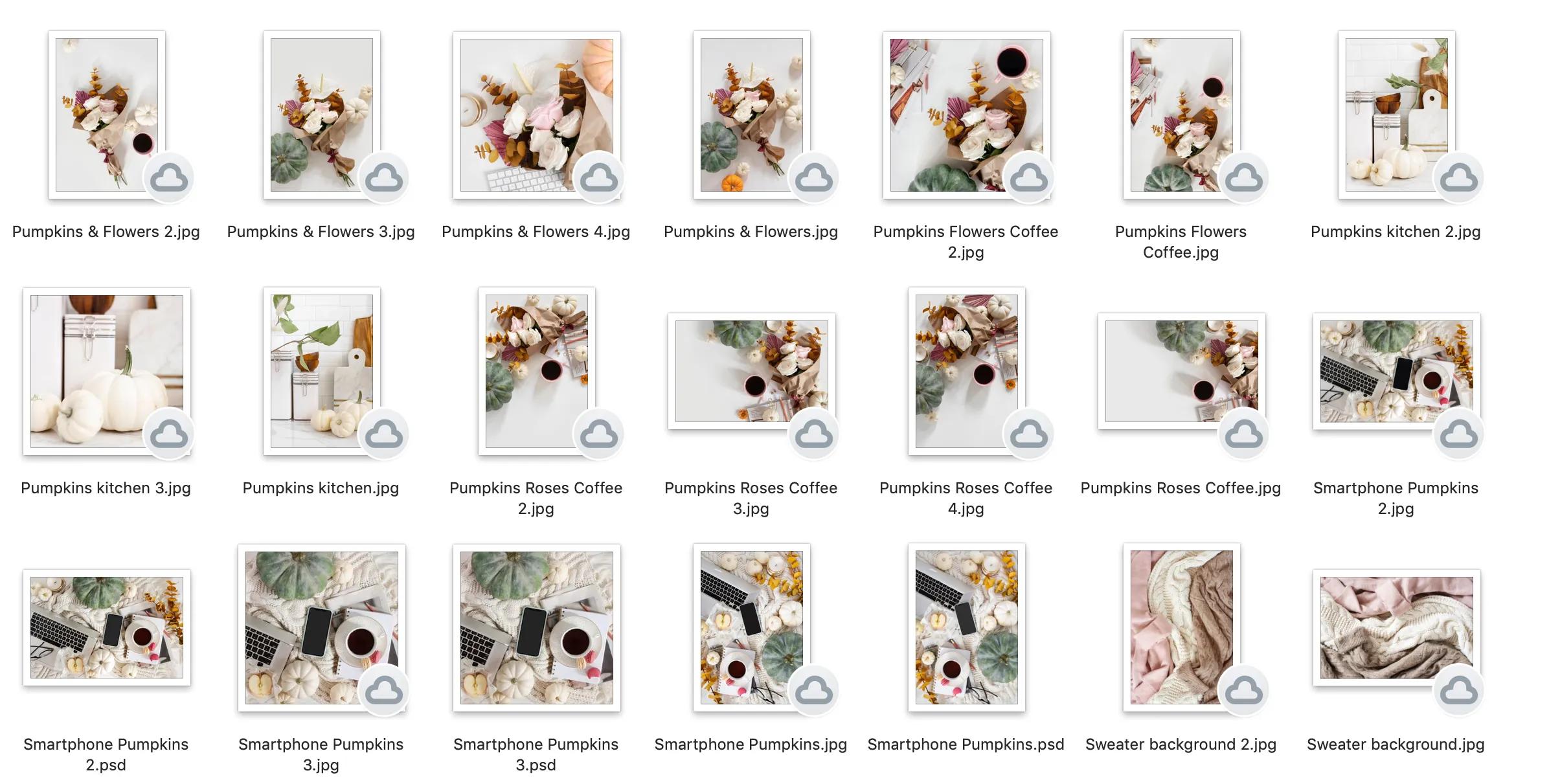 Hint of Fall Collection, Styled Stock Bundle