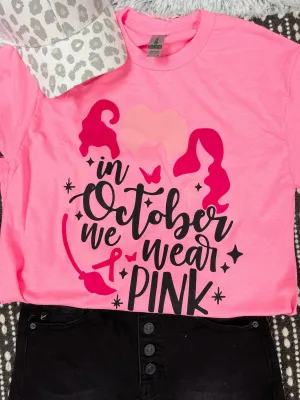 Hocus Pocus Breast Cancer Tee
