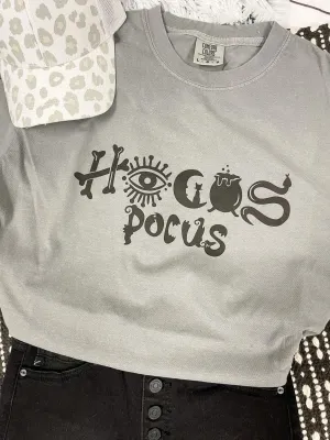 Hocus Pocus Grey Graphic Tee