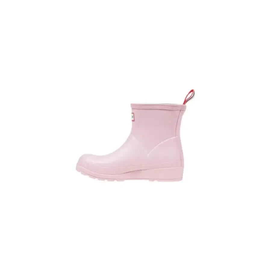 Hunter Women Ankle Boots in Pink 100% Polyester