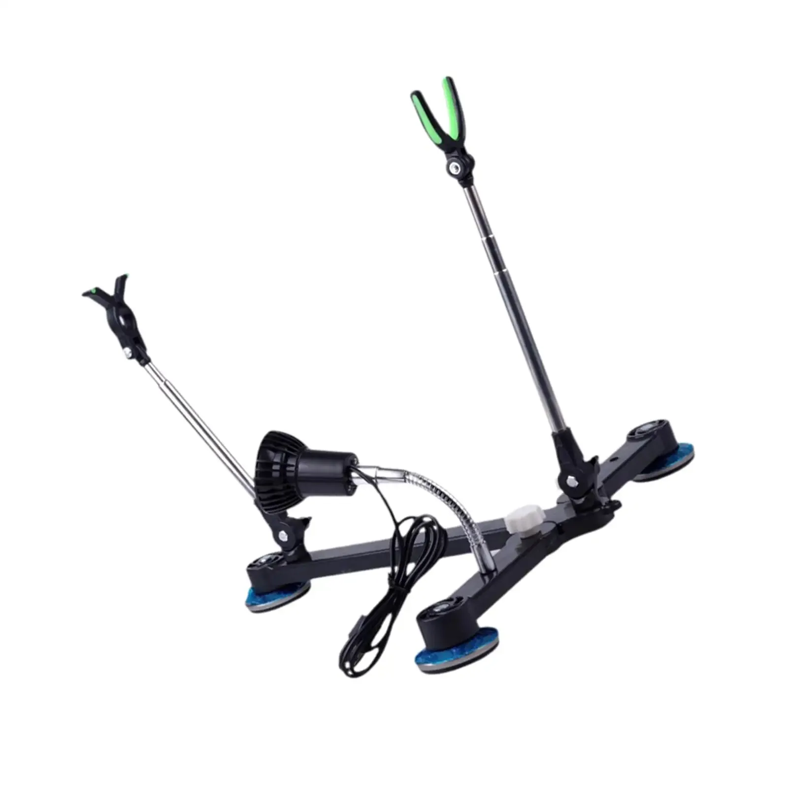Ice Fishing Rod Holder Metal with Light for Outdoor Sports Gifts Ice Fishing