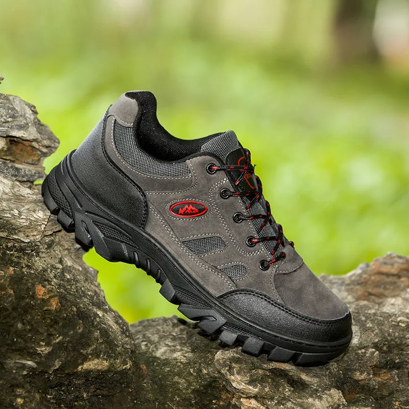 INSTOCK- Men's Large Size Outdoor Hiking Lace-up Shoes