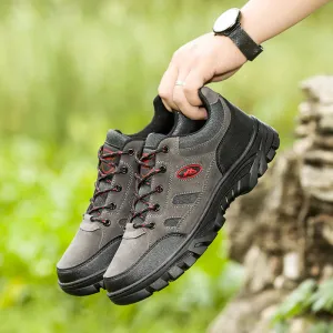 INSTOCK- Men's Large Size Outdoor Hiking Lace-up Shoes