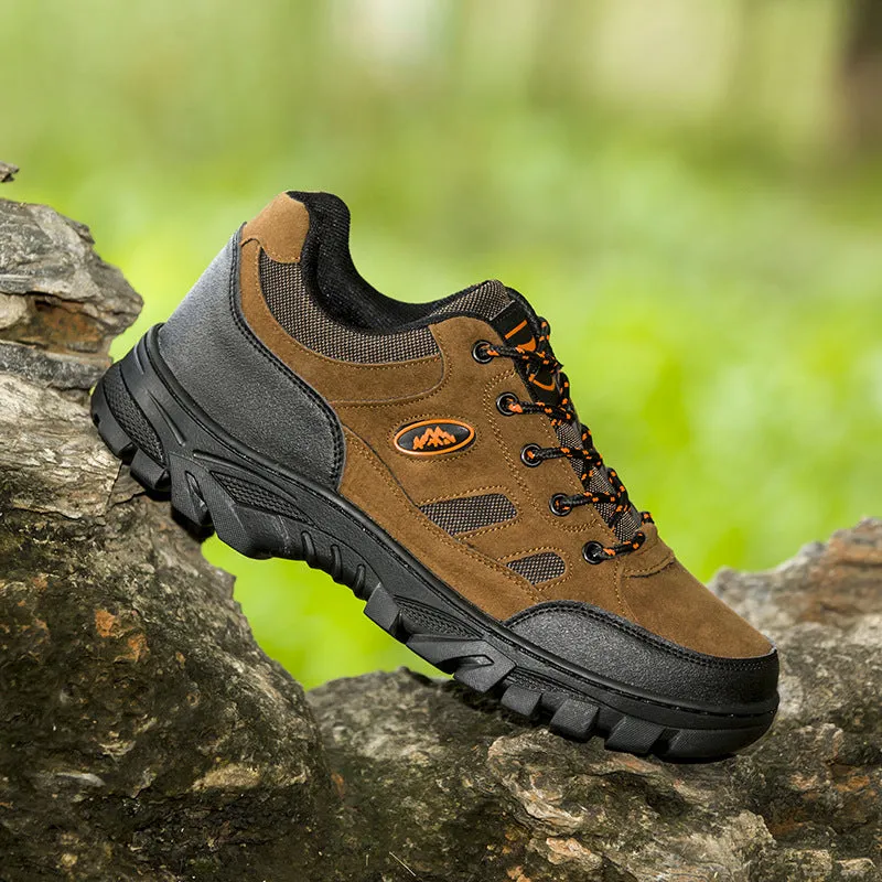 INSTOCK- Men's Large Size Outdoor Hiking Lace-up Shoes