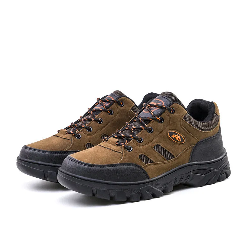 INSTOCK- Men's Large Size Outdoor Hiking Lace-up Shoes