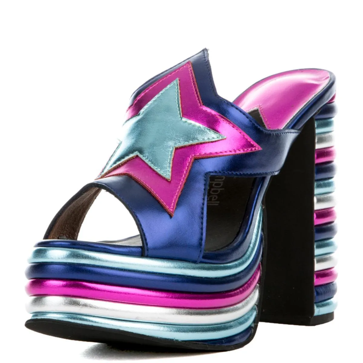 Jeffrey Campbell Starlet Shoes Navy