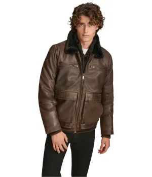 Julian Faux Shearling Aviator