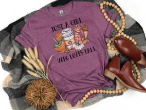 Just A Girl Who Loves Fall T-Shirt