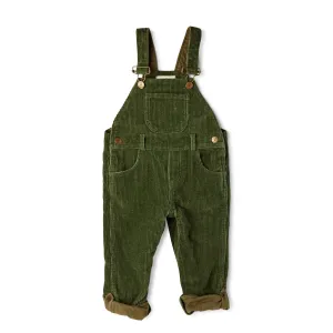 Khaki Chunky Cord Dungarees