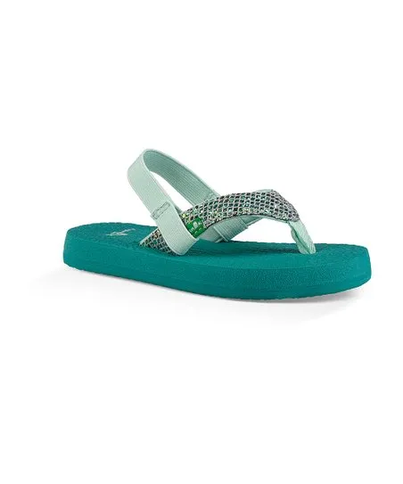 Kids Yoga Glitter Flip Flops