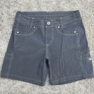 KUHL Gray Cargo Shorts Women’s 6 Hiking Fishing Outdoor