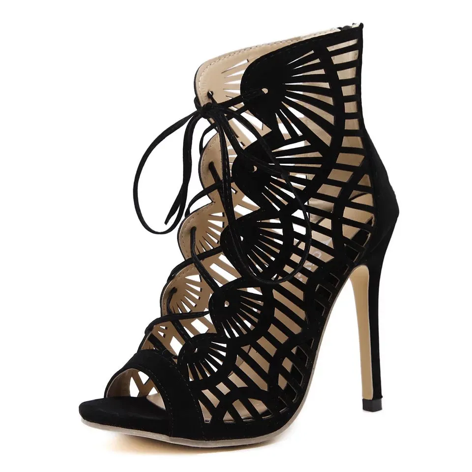 Lace Style Ankle Boots
