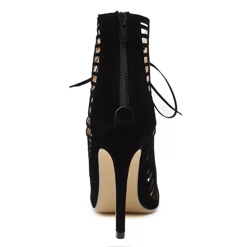 Lace Style Ankle Boots