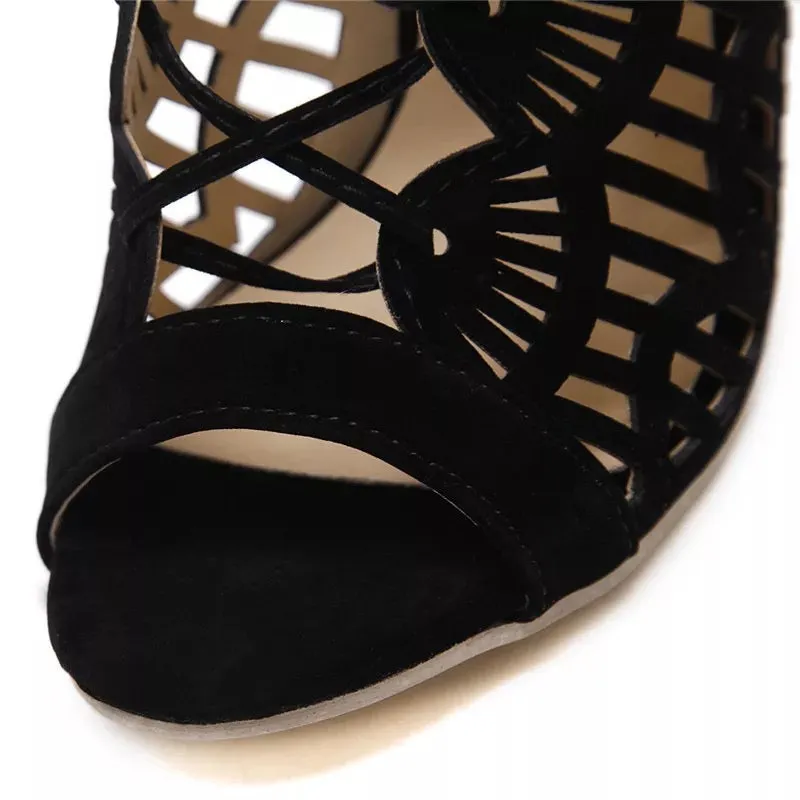Lace Style Ankle Boots
