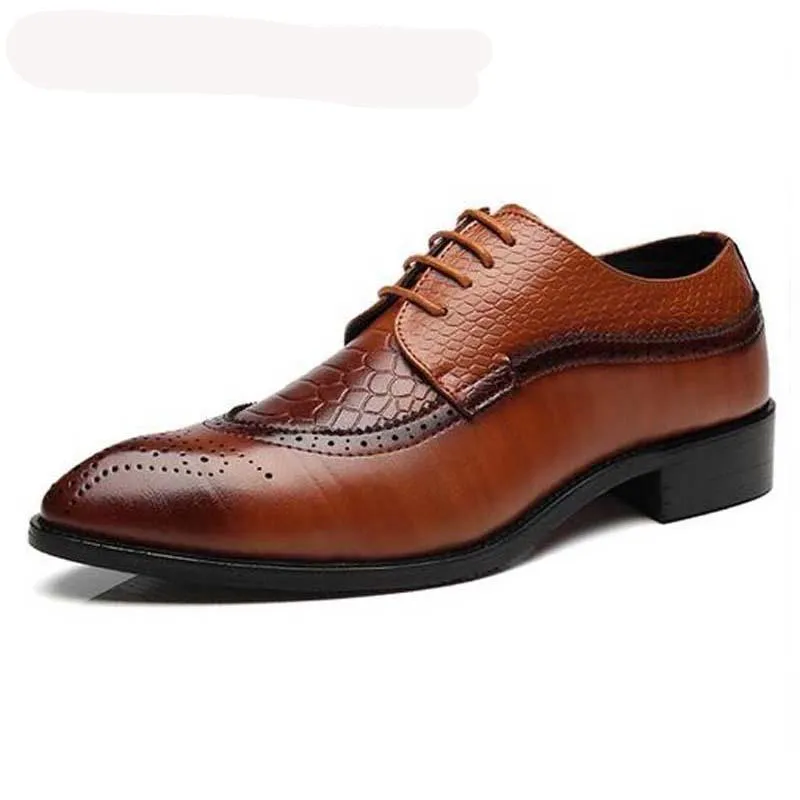 Lace Up Designer Luxury Men Shoes