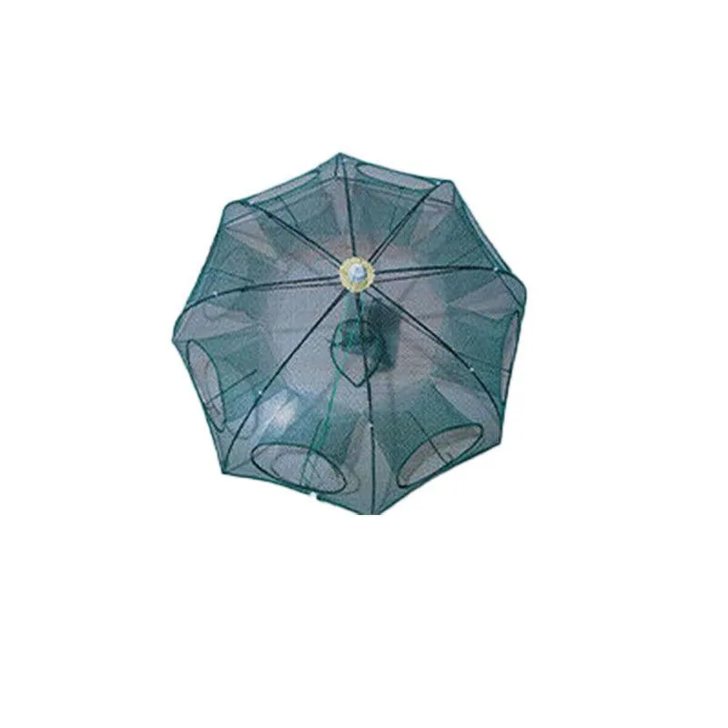 Large Fishing Net Fish Crab Yabbie Trap Minnow Crawfish Shrimp Cage Net Foldable