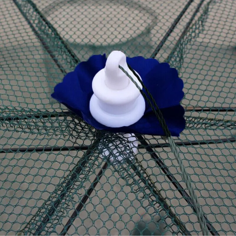 Large Fishing Net Fish Crab Yabbie Trap Minnow Crawfish Shrimp Cage Net Foldable