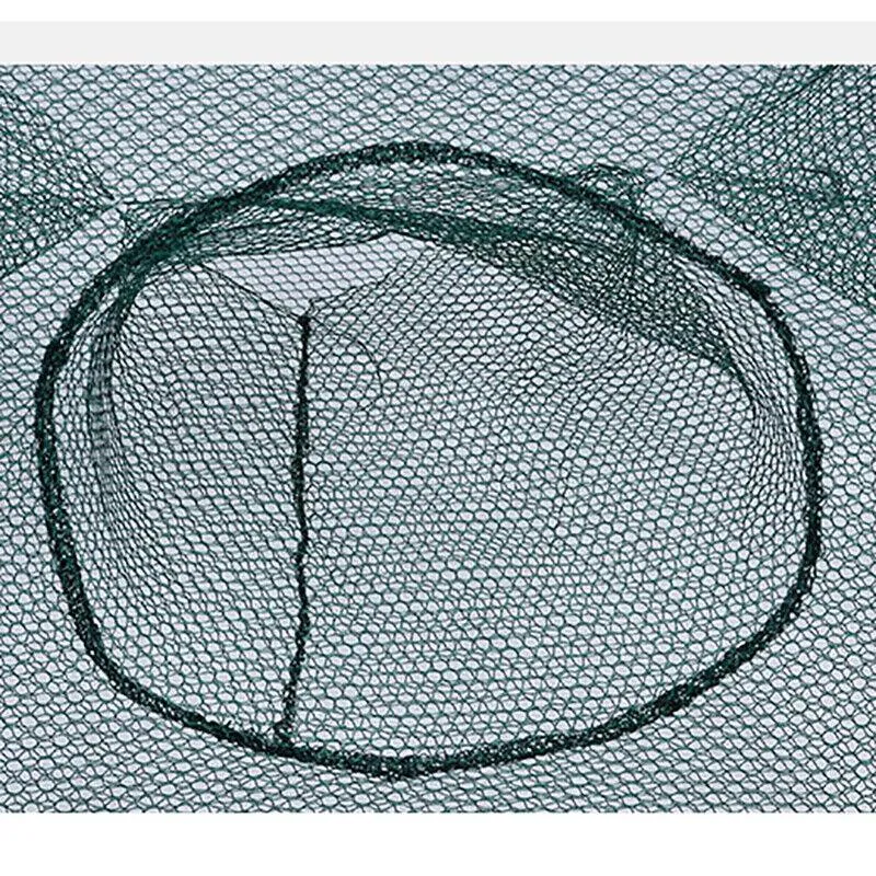Large Fishing Net Fish Crab Yabbie Trap Minnow Crawfish Shrimp Cage Net Foldable