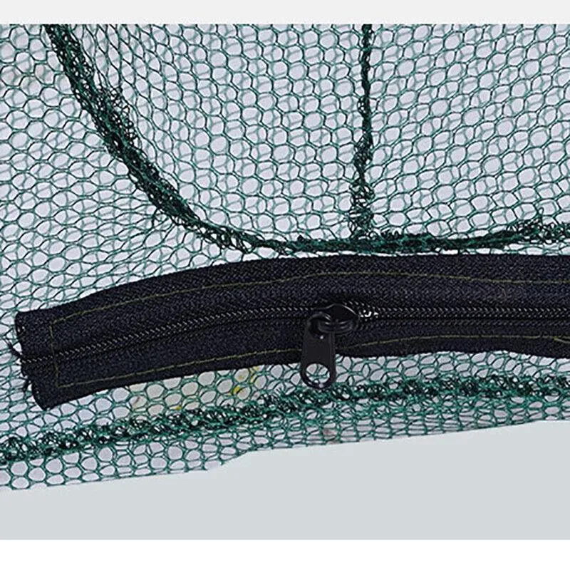 Large Fishing Net Fish Crab Yabbie Trap Minnow Crawfish Shrimp Cage Net Foldable