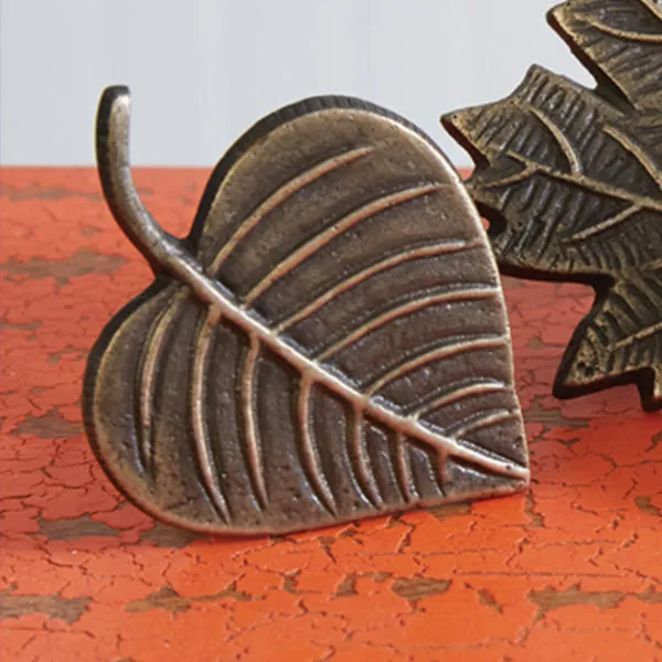 Leaf Napkin Rings, Set of Four