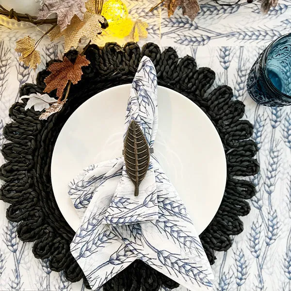 Leaf Napkin Rings, Set of Four