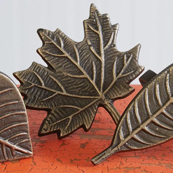 Leaf Napkin Rings, Set of Four