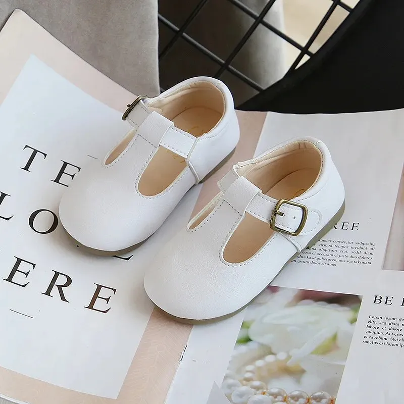 Leather Kids Shoes for Spring and Autumn
