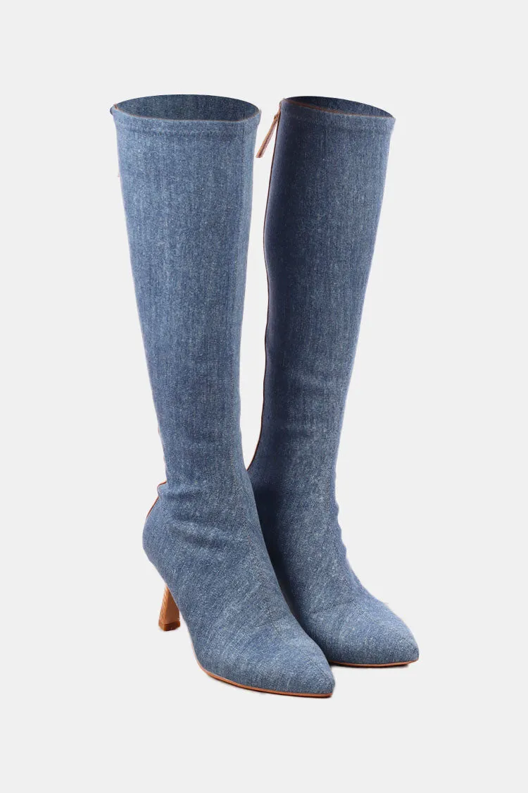 Leuro Knee-high Heeled Boots | FINAL SALE
