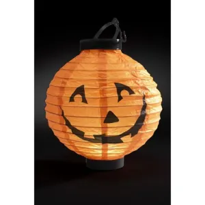 Light Up Led Paper Pumpkin Lantern