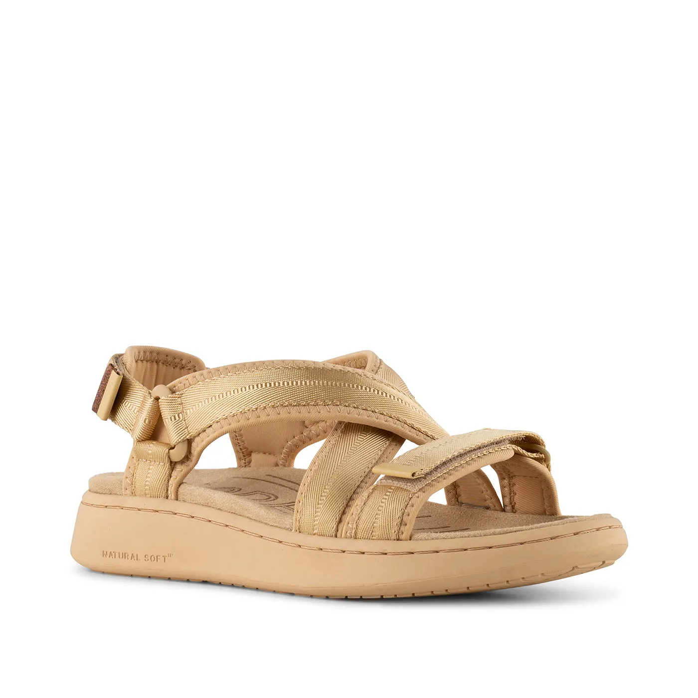Line Cross - Beige