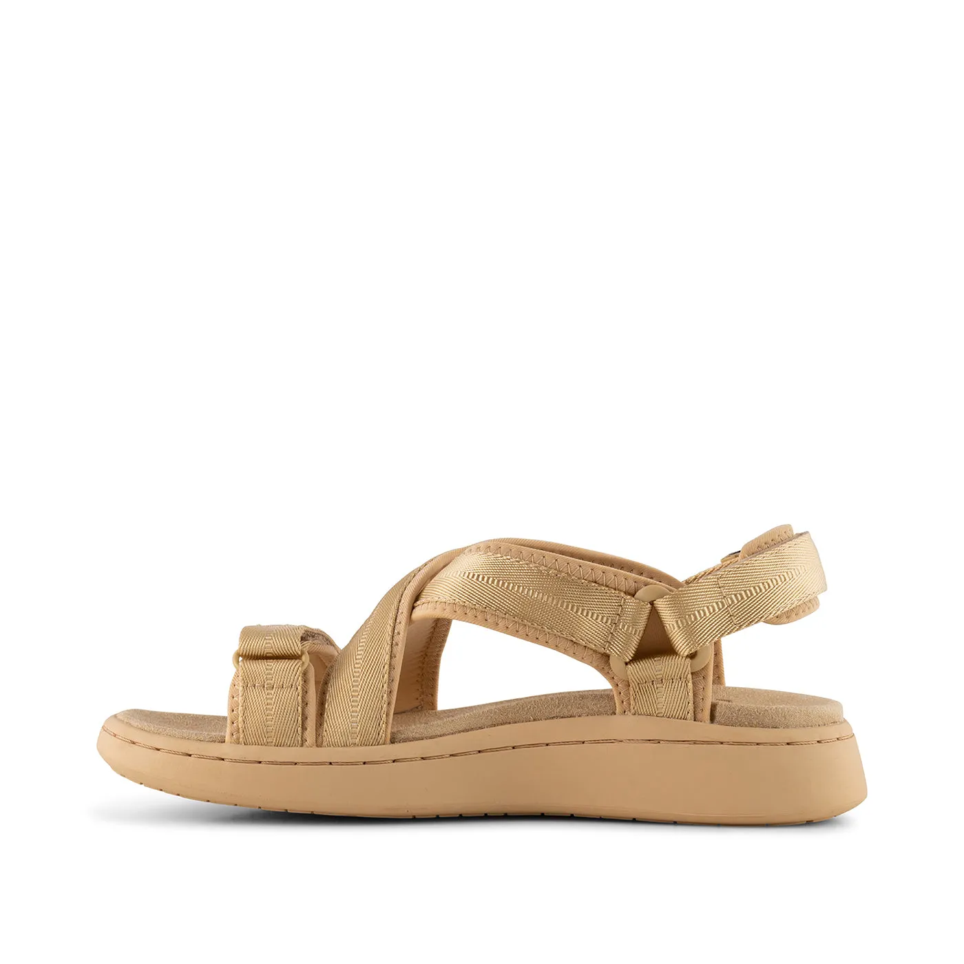 Line Cross - Beige