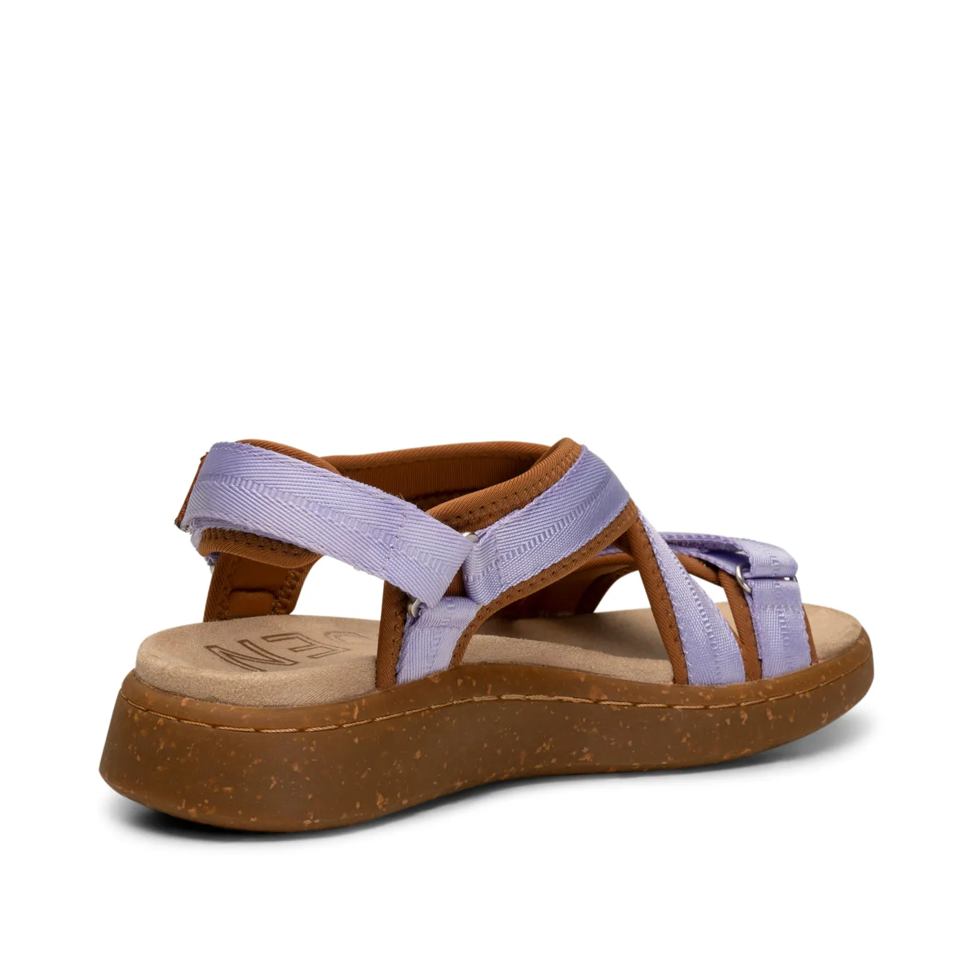 Line Cross - Orchid/Brown Sugar