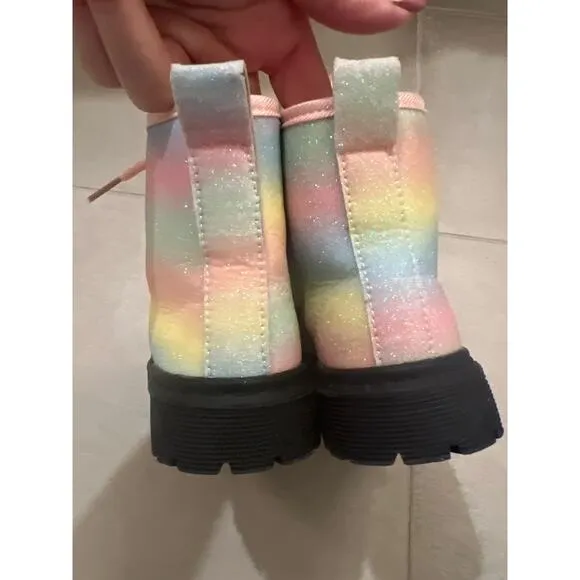 Lola and The Boys Rainbow Charm Boots 10 27 8 9 Toddler