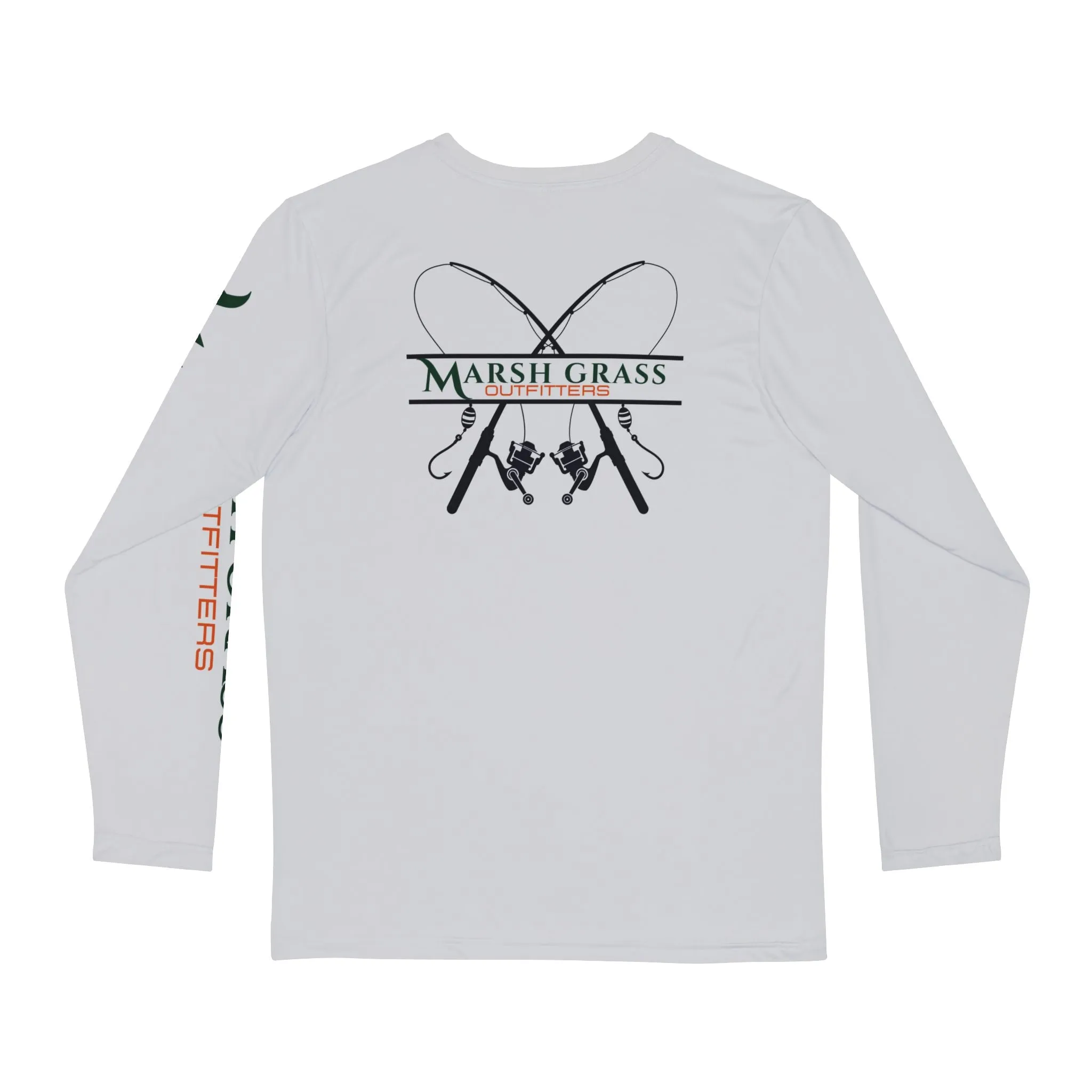 Long Sleeve Fishing Shirt - Grey - Marsh Grass Outfitters Collection