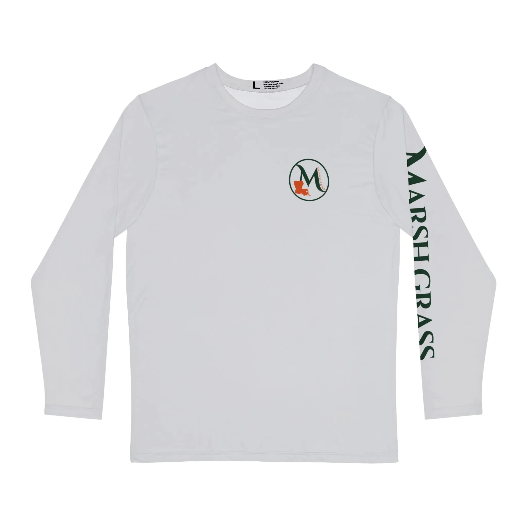 Long Sleeve Fishing Shirt - Grey - Marsh Grass Outfitters Collection