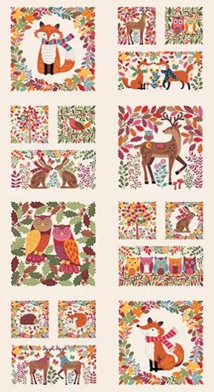 Makower Fabric | Autumn Days | Panel