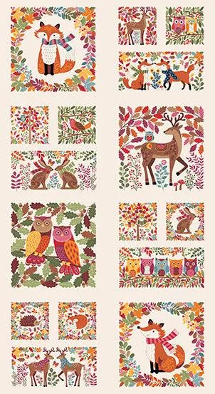 Makower Fabric | Autumn Days | Panel