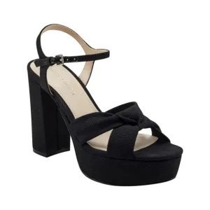 Marc Fisher Womens Deren  Floral Print Open Toe Block Heels. No Box