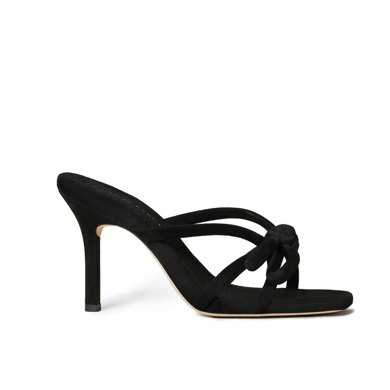 Margi Leather Bow Heel