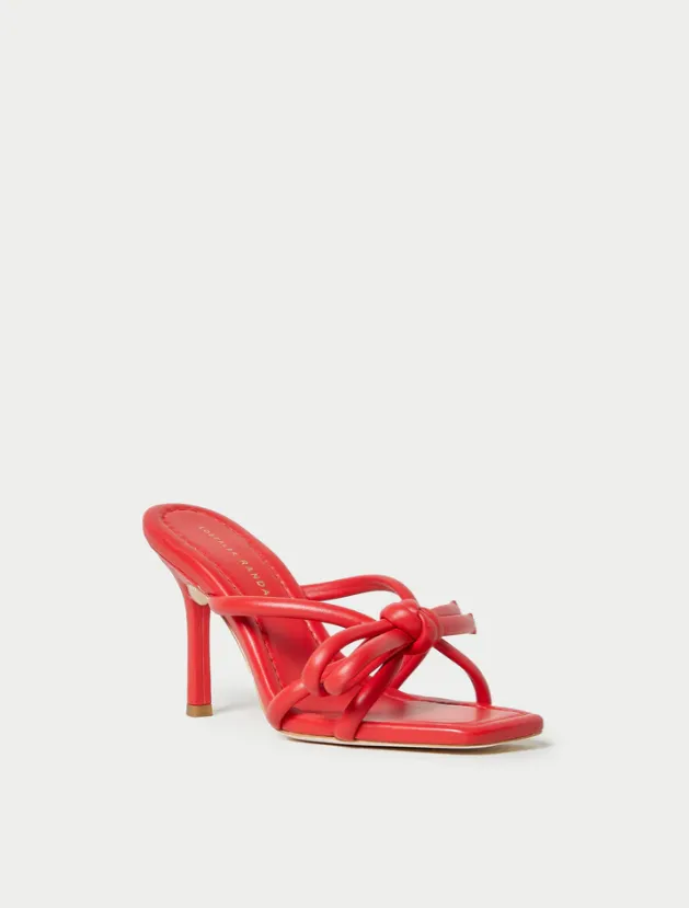 Margi Leather Bow Heel