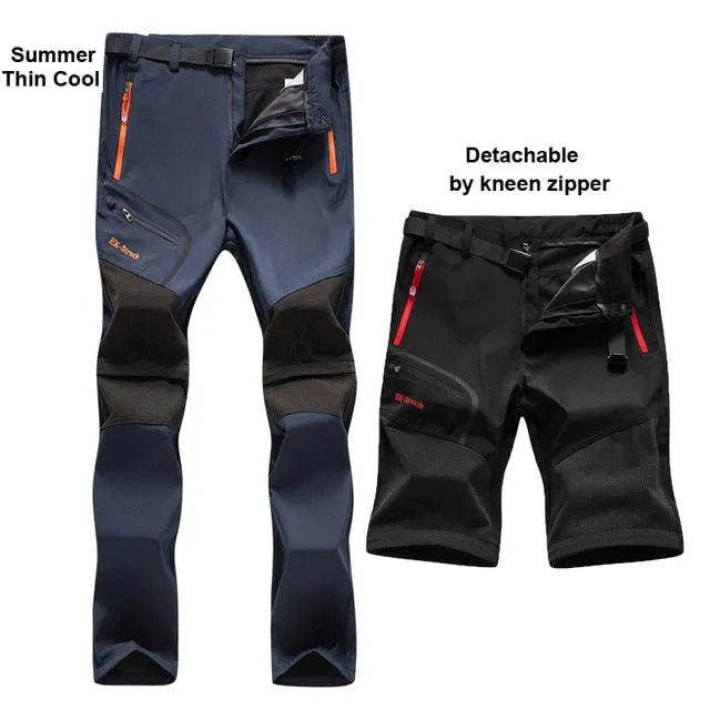 Men 6XL New Summer Hot Season Hiking Trekking Fishing Camping Climb Run Trousers Plus Size Oversized Waterproof Outdoor Pants