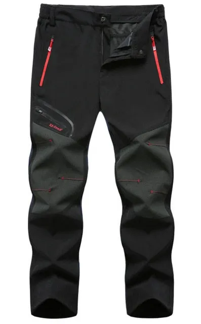 Men 6XL New Summer Hot Season Hiking Trekking Fishing Camping Climb Run Trousers Plus Size Oversized Waterproof Outdoor Pants