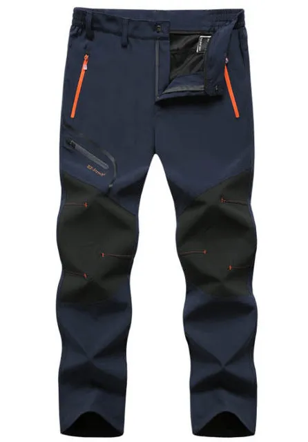 Men 6XL New Summer Hot Season Hiking Trekking Fishing Camping Climb Run Trousers Plus Size Oversized Waterproof Outdoor Pants