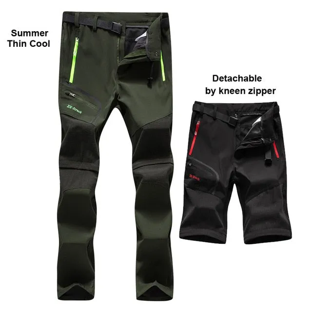 Men 6XL New Summer Hot Season Hiking Trekking Fishing Camping Climb Run Trousers Plus Size Oversized Waterproof Outdoor Pants