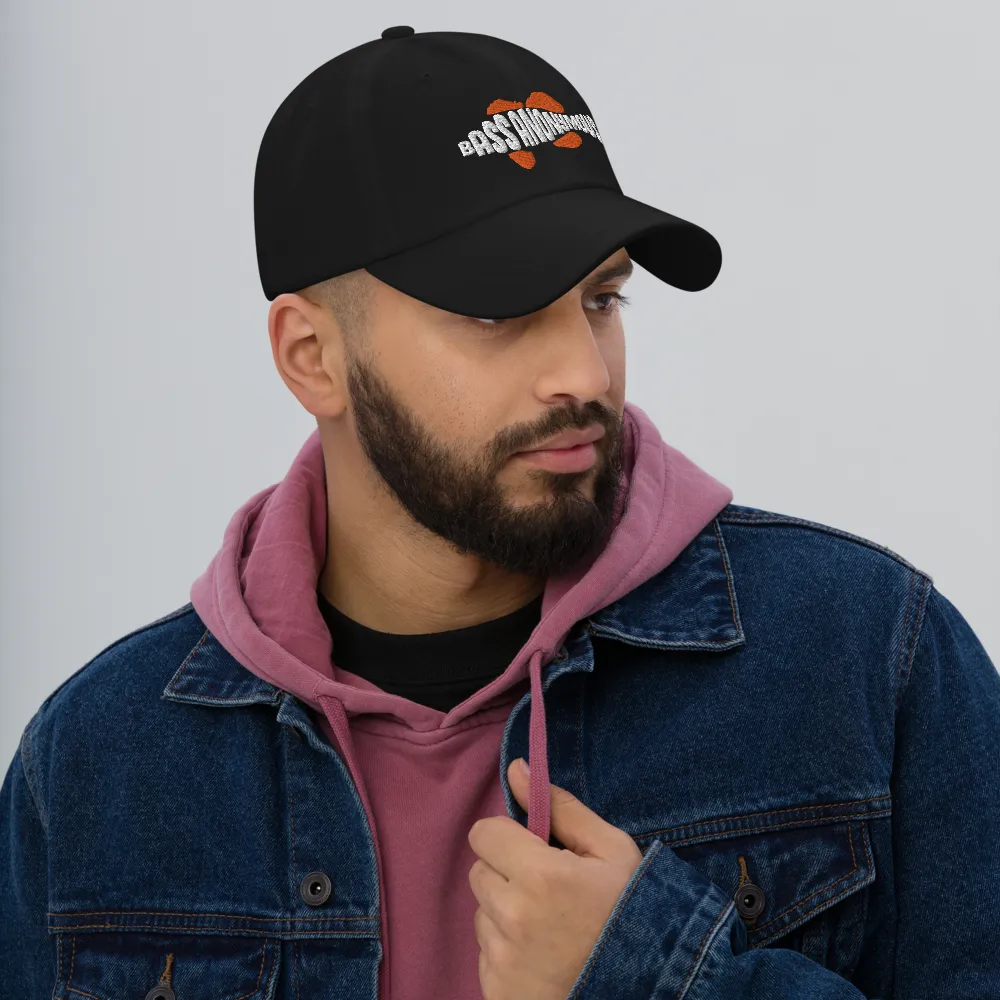 Men's BA White/Red SwimLogo Classic Dad hat