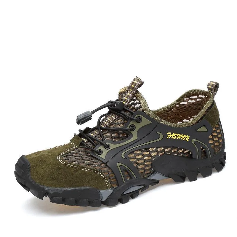 Men's Breathable Mesh Casual Light Outdoor Hiking Shoes